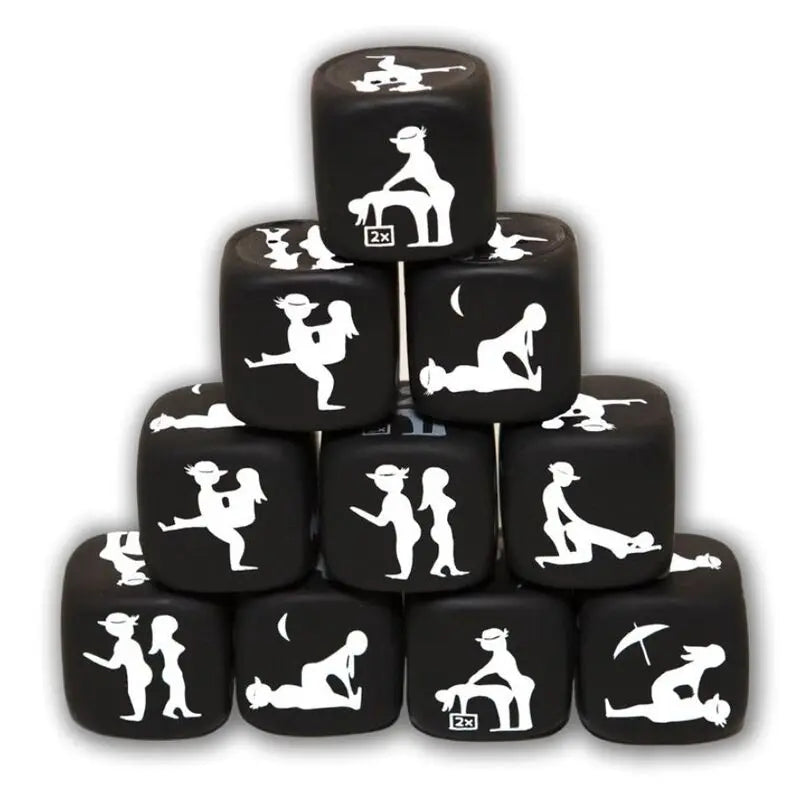DIABLO PICANTE - GIOCO DI DADI DELLA POSTURA NERO - DIABLO PICANTE | Lingerie Harness Boutique