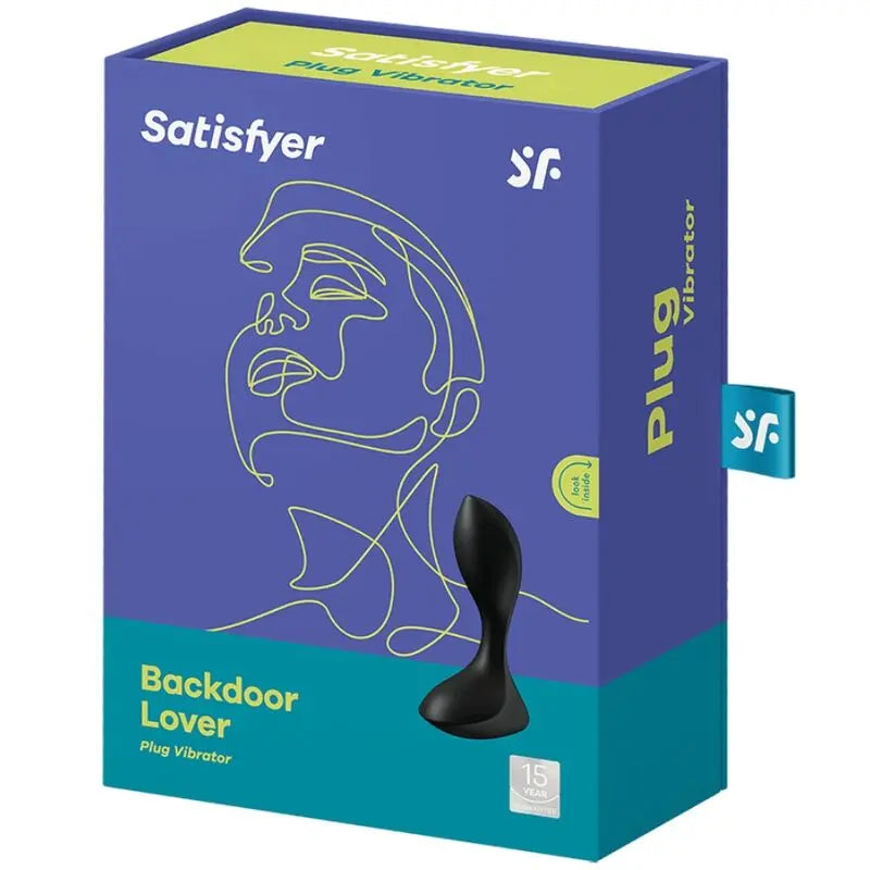 SATISFYER - SPINA VIBRANTE BACKDOOR LOVER NERO - SATISFYER PLUGS | Lingerie Harness Boutique