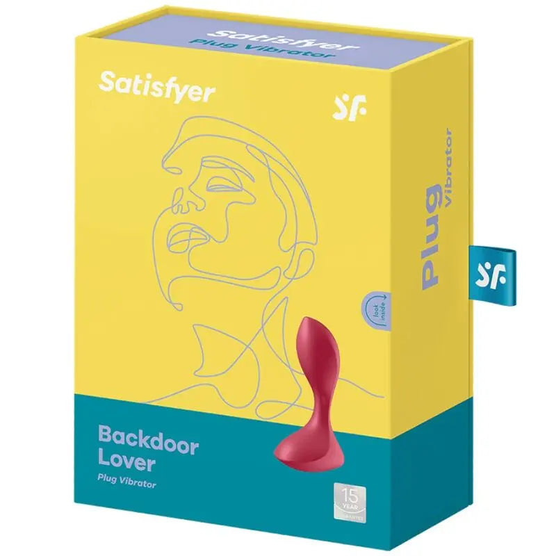 SATISFYER - SPINA VIBRANTE BACKDOOR LOVER ROSSO - SATISFYER PLUGS | Lingerie Harness Boutique