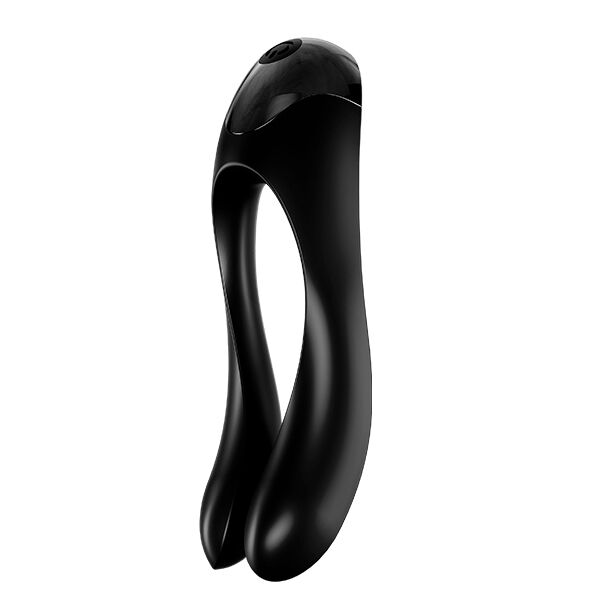 SATISFYER - VIBRATORE DA DITO CANDY CANE NERO - SATISFYER VIBRATOR | Lingerie Harness Boutique