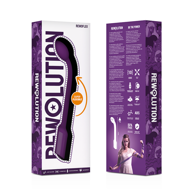 REWOLUTION - REWOFLEX VIBRATORE STIMOLATORE FLESSIBILE DEL PUNTO G - REWOLUTION | Lingerie Harness Boutique
