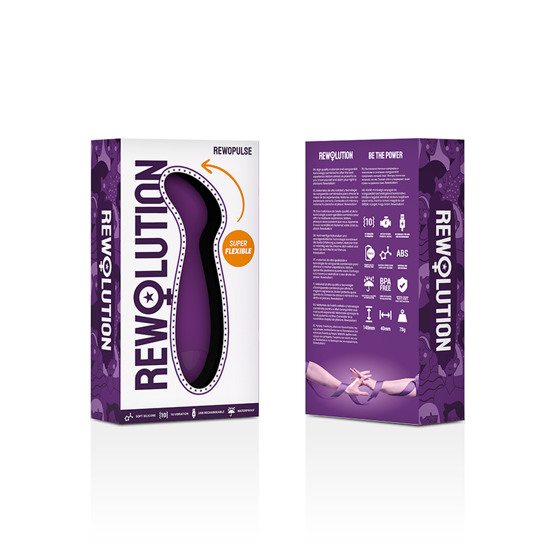 REWOLUTION - REWOPULSE VIBRATORE FLESSIBILE STIMOLATORE DEL PUNTO G - REWOLUTION | Lingerie Harness Boutique