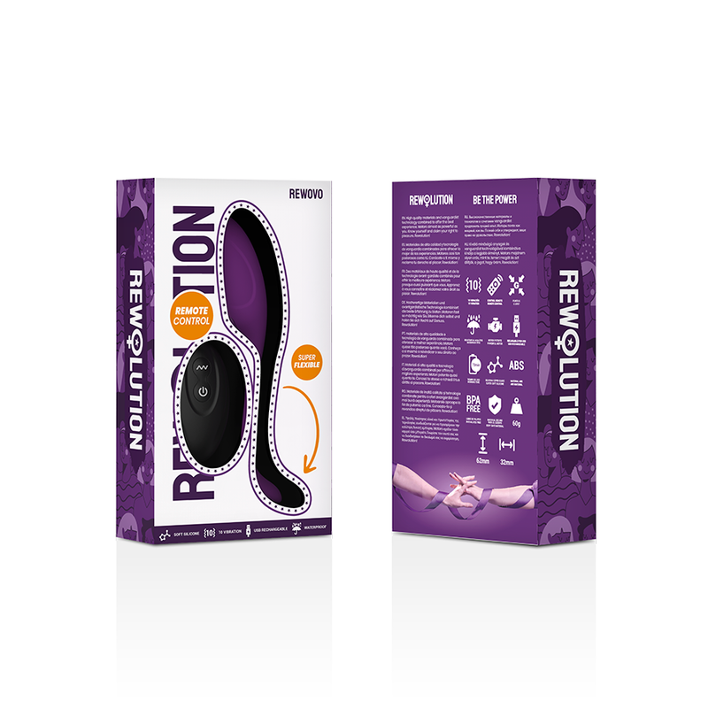 REWOLUTION - REWOVO VIBRATORE UOVO TELECOMANDO - REWOLUTION | Lingerie Harness Boutique