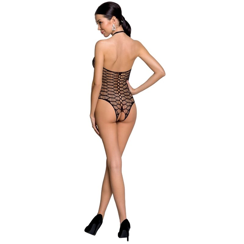 PASSION - WOMAN BS087 BODYSTOCKING NERO TAGLIA UNICA - PASSION WOMAN | Lingerie Harness Boutique