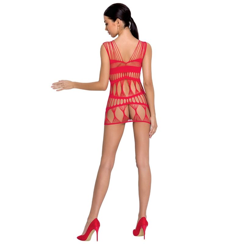 PASSION - WOMAN BS089 BODYSTOCKING ROSSO TAGLIA UNICA - PASSION WOMAN | Lingerie Harness Boutique