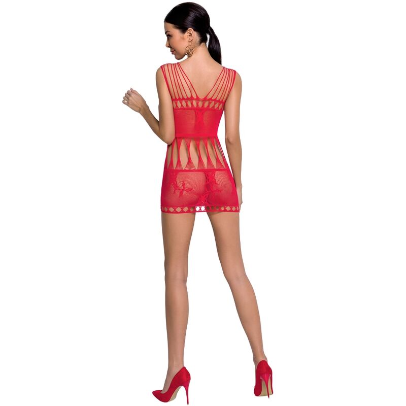 PASSION - WOMAN BS090 BODYSTOCKING ROSSO TAGLIA UNICA - PASSION WOMAN | Lingerie Harness Boutique