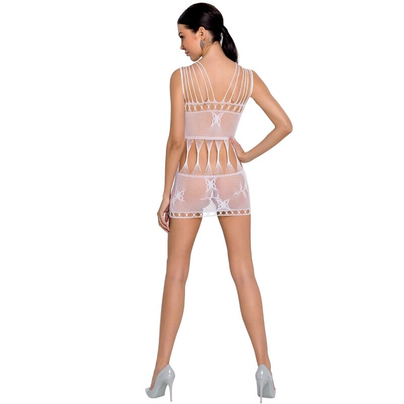 PASSION - WOMAN BS090 BODYSTOCKING BIANCO TAGLIA UNICA - PASSION WOMAN | Lingerie Harness Boutique