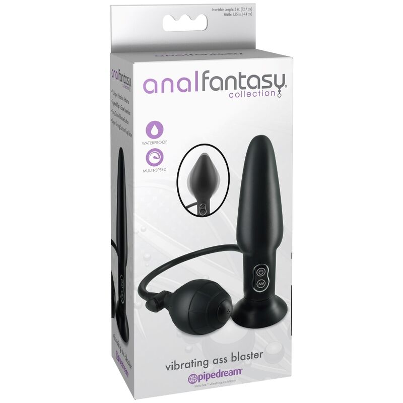 ANAL FANTASY - VIBRATORE GONFIABILE PLUG - ANAL FANTASY SERIES | Lingerie Harness Boutique