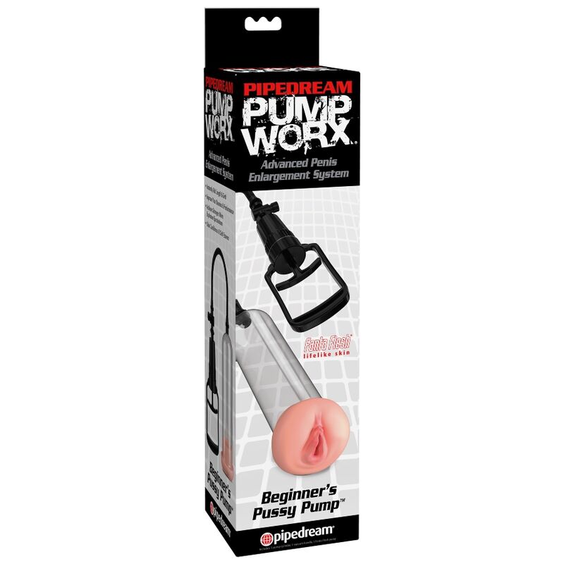 PUMP WORX BOMBA DE ERECCION CON VAGINA PARA PRINCIPIANTES - PUMP WORX | Lingerie Harness Boutique
