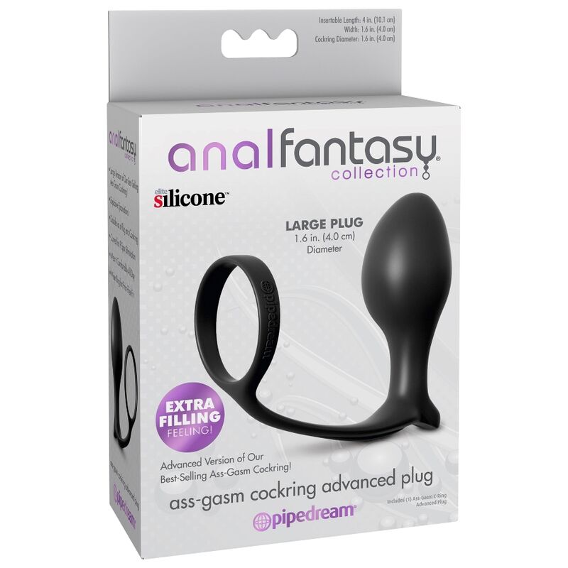 ANAL FANTASY - COLLEZIONE ANELLO ASS-GASM ADVANCED CON PLUG ANALE - ANAL FANTASY SERIES | Lingerie Harness Boutique