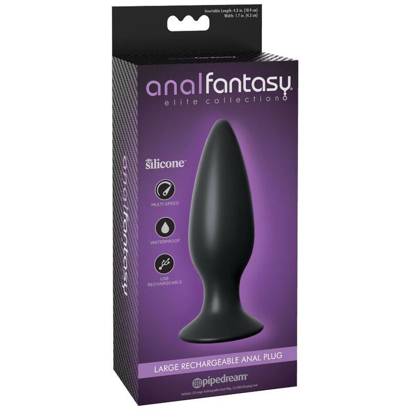 ANAL FANTASY ELITE COLLECTION - PLUG ANALE RICARICABILE - ANAL FANTASY ELITE COLLECTION | Lingerie Harness Boutique