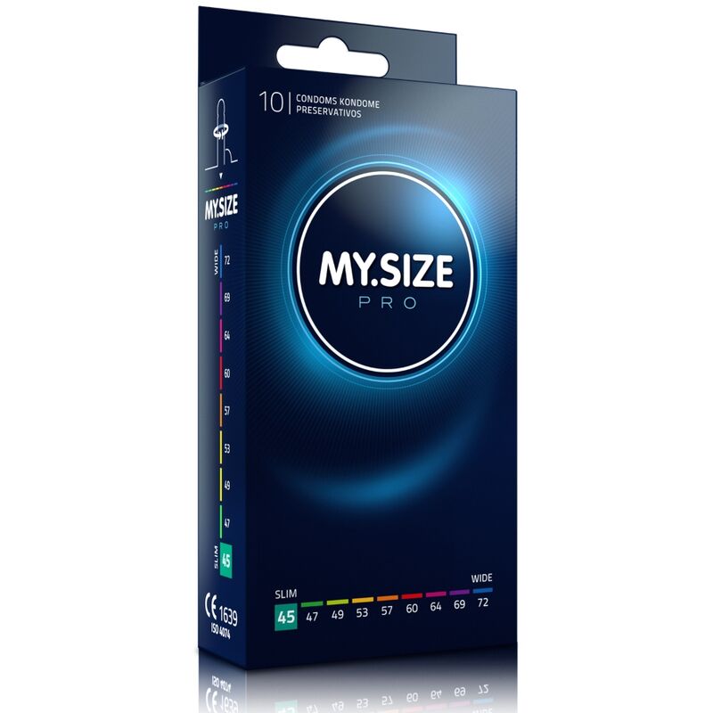 MY SIZE - PRO PRESERVATIVI 45 MM 10 UNIT - MY SIZE PRO | Lingerie Harness Boutique
