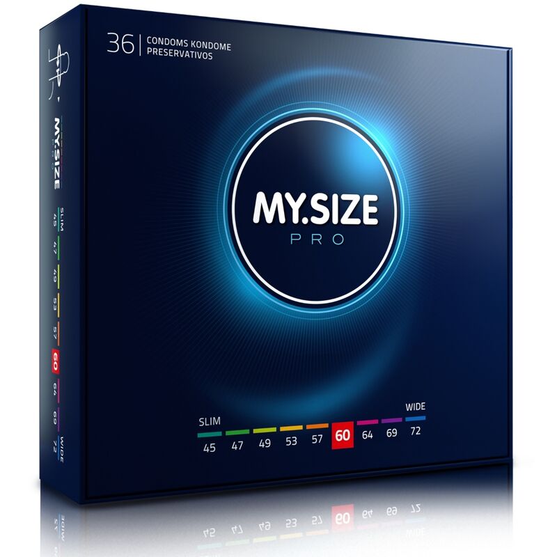 MY SIZE - PRO PRESERVATIVI 60 MM 36 UNIT - MY SIZE PRO | Lingerie Harness Boutique