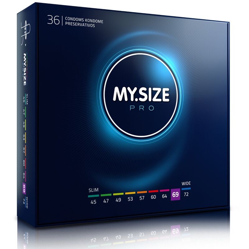 MY SIZE - PRO PRESERVATIVI 69 MM 36 UNIT - MY SIZE PRO | Lingerie Harness Boutique