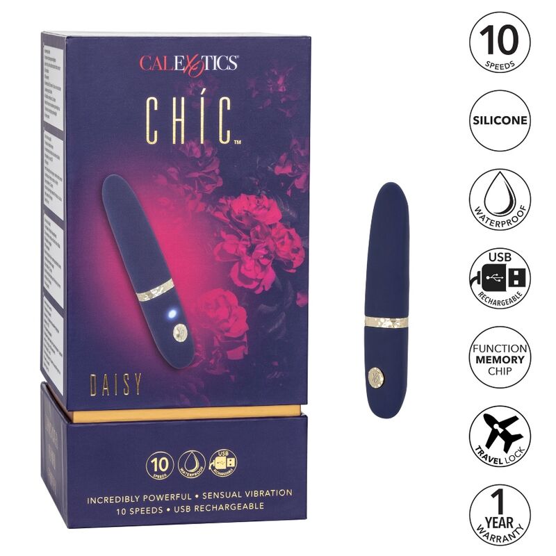 CALEXOTICS - MINI MASSAGGIATORE CHIC MARGHERITA - CALEXOTICS | Lingerie Harness Boutique
