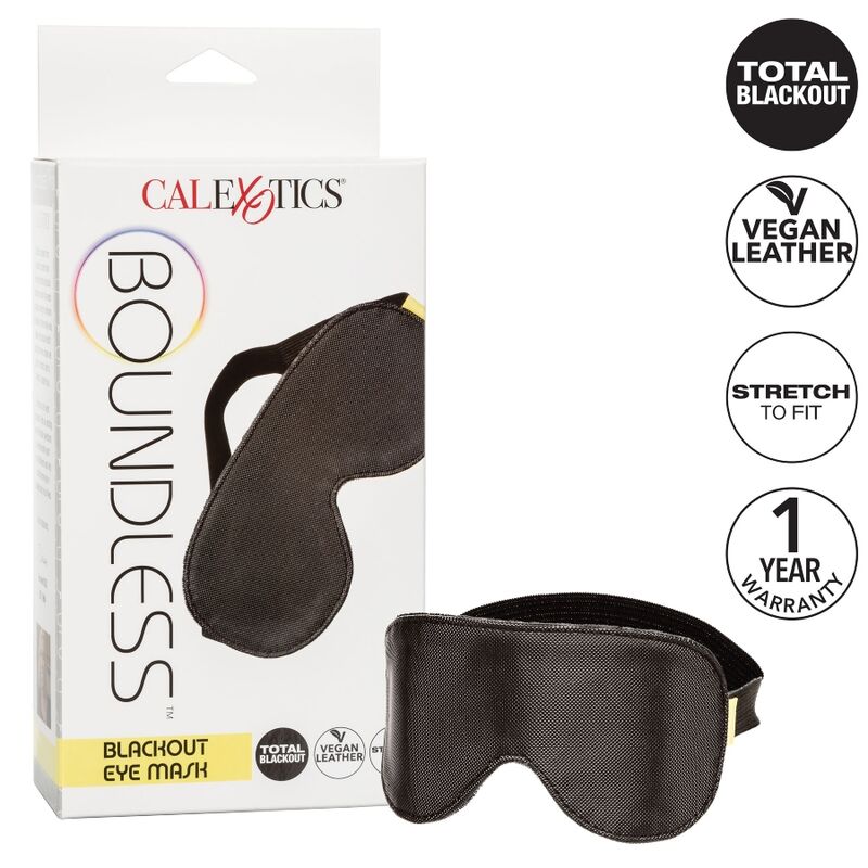 CALEXOTICS - MASCHERA PER OCCHI BLACKOUT SENZA LIMITI - CALEXOTICS | Lingerie Harness Boutique