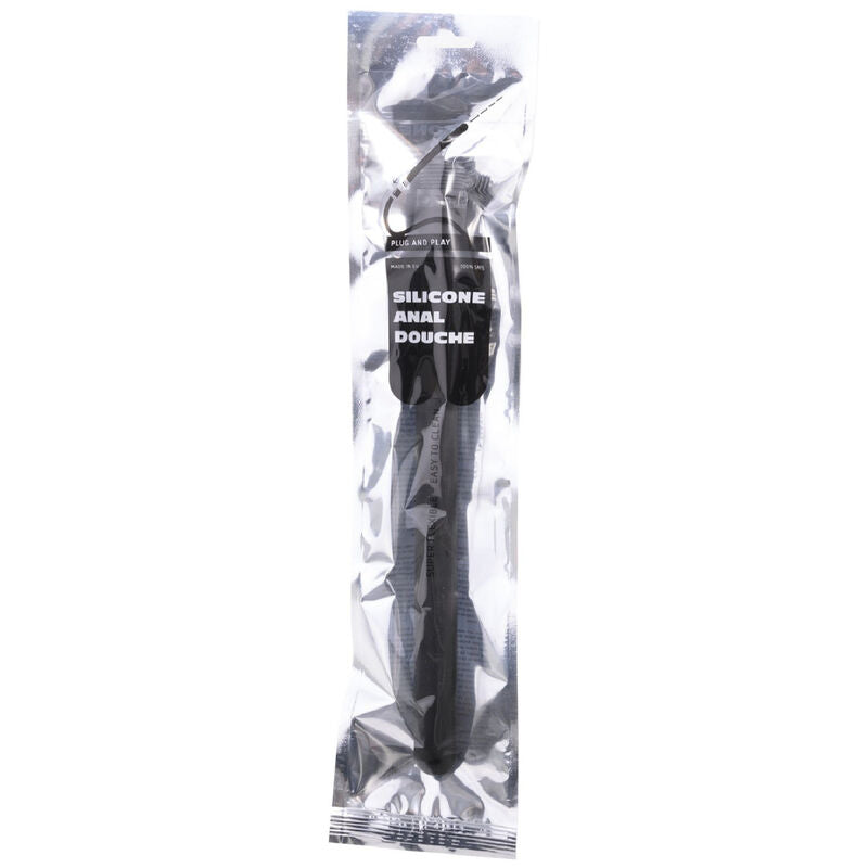 ALL BLACK - MEGA RIPPLE DOCCIA ANALE IN SILICONE 28,5 CM - ALL BLACK | Lingerie Harness Boutique