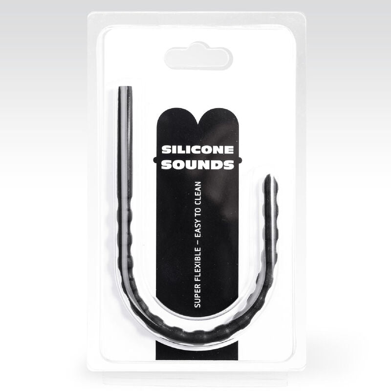 ALL BLACK - SONDA URETRALE IN SILICONE DA 6/8 MM - ALL BLACK | Lingerie Harness Boutique