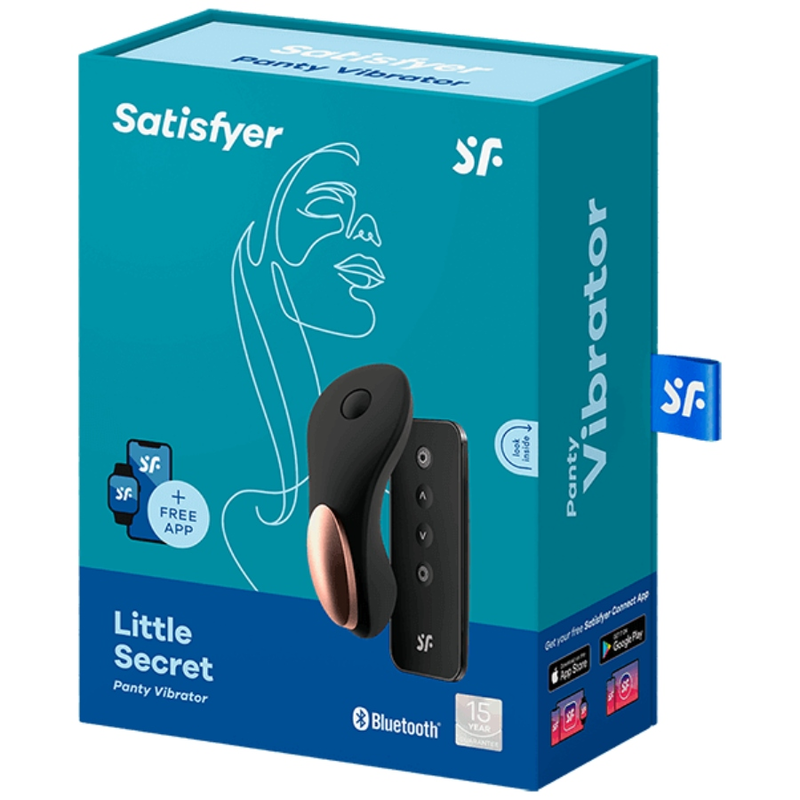 SATISFYER - PICCOLO VIBRATORE SEGRETO - SATISFYER CONNECT | Lingerie Harness Boutique