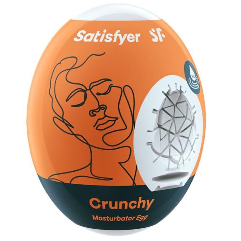 SATISFYER - UOVO MASTURBATORE CRUNCHY - SATISFYER EGGS | Lingerie Harness Boutique
