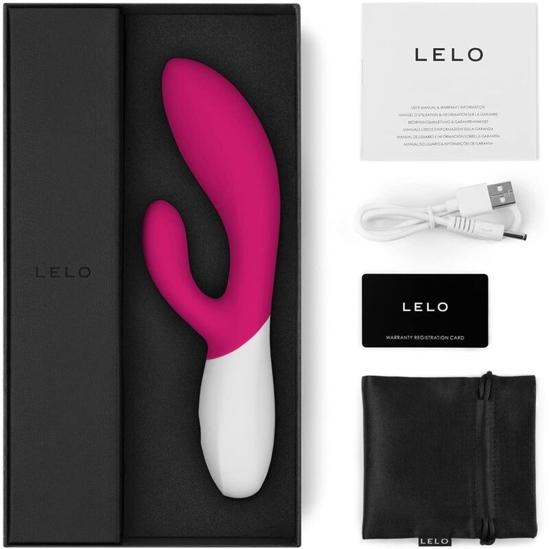 LELO - INA WAVE 2 VBRADOR LUXURY SPECIALE MOVIMENTO CERISE - LELO | Lingerie Harness Boutique