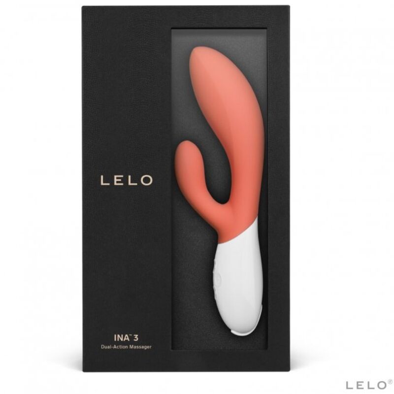 LELO - INA 3 VIBRATORE DI LUSSO CONIGLIO CORALLO - LELO | Lingerie Harness Boutique