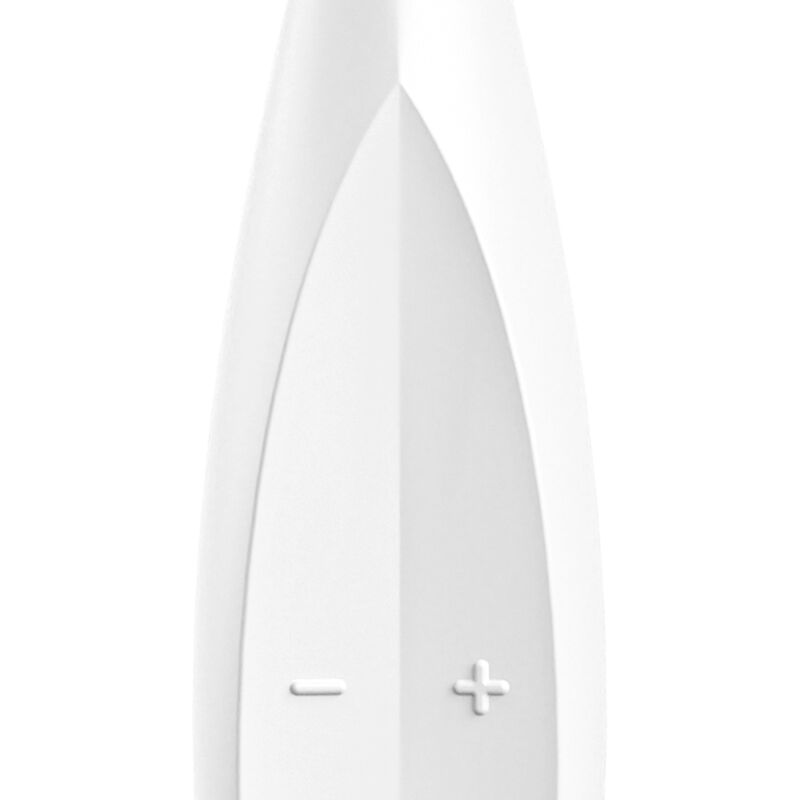 SATISFYER - VIBRATORE CON PUNTA TWIRLING FUN BIANCO - SATISFYER VIBRATOR | Lingerie Harness Boutique