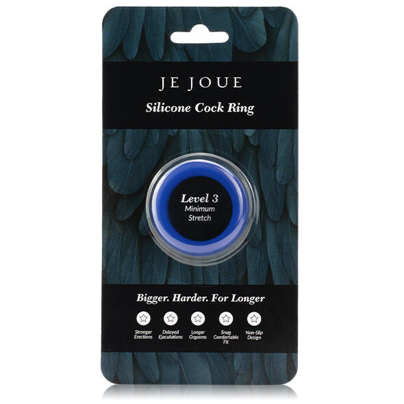 JE JOUE - ANELLO IN SILICONE BLU STRANGOLAMENTO MINIMO - JE JOUE | Lingerie Harness Boutique