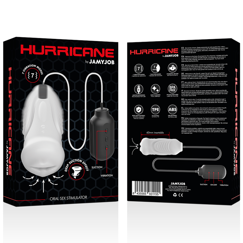 JAMYJOB - ASPIRAZIONE DEL SESSO ORALE URAGANO - JAMYJOB | Lingerie Harness Boutique
