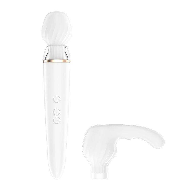 SATISFYER - APP DOUBLE WANDER BIANCO - SATISFYER WAND | Lingerie Harness Boutique
