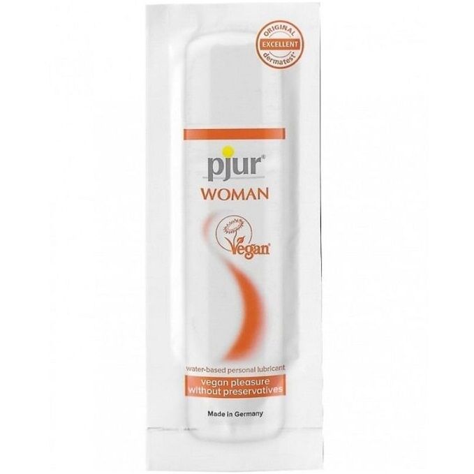 PJUR - WOMAN LUBRIFICANTE VEGANO A BASE ACQUA 2 ML - PJUR | Lingerie Harness Boutique