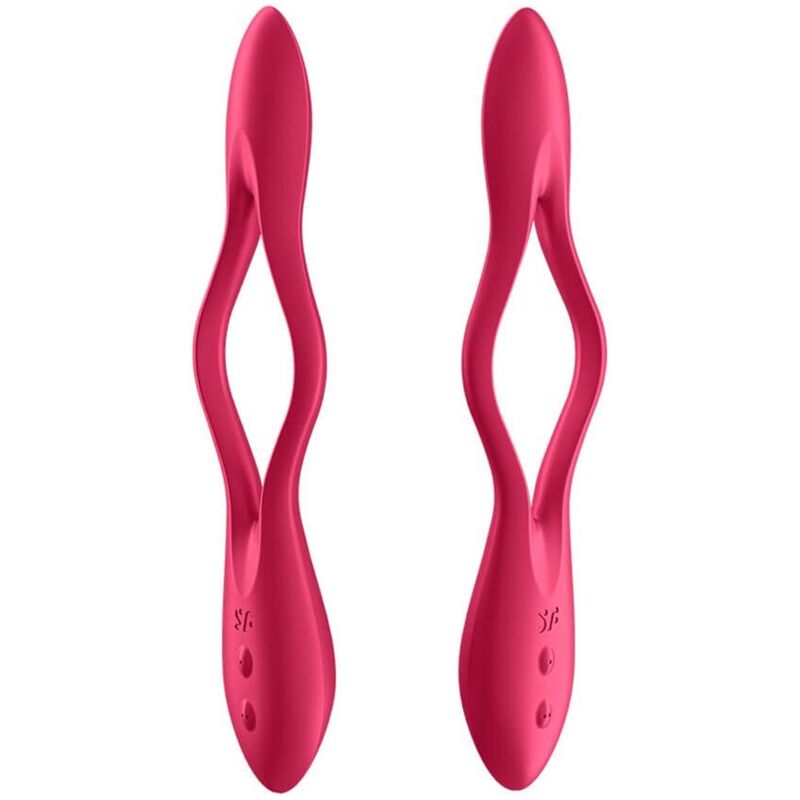 SATISFYER - MULTI VIBRATORE ELASTIC JOY ROSSO - SATISFYER VIBRATOR | Lingerie Harness Boutique