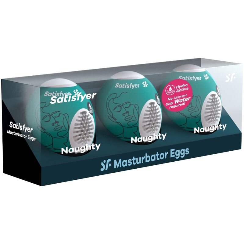 SATISFYER - 3 UOVA MASTURBATORI NAUGHTY - SATISFYER EGGS | Lingerie Harness Boutique