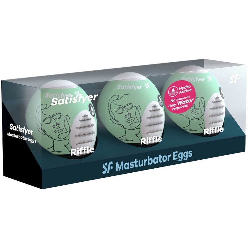 SATISFYER - 3 UOVA MASTURBATORI RIFFLE - SATISFYER EGGS | Lingerie Harness Boutique