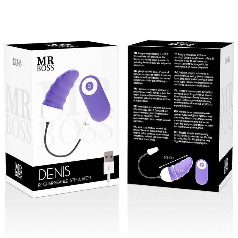 MR BOSS - DENIS EGG TELECOMANDO - MR. BOSS | Lingerie Harness Boutique
