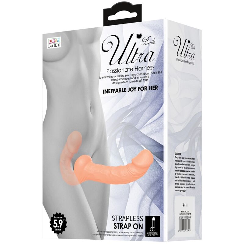 BAILE - DILDO DA ULTRA APPASSIONATO CON IMBRAGATURA SENZA SUPPORTO - BAILE HARNESS COLLECTION | Lingerie Harness Boutique