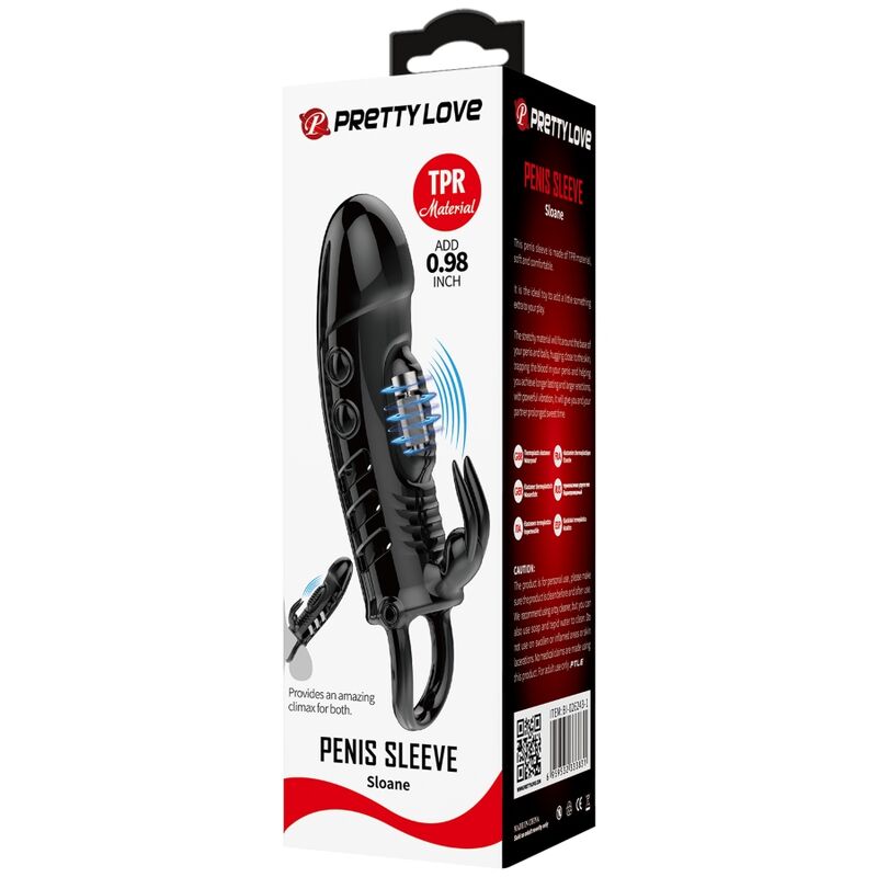 PRETTY LOVE - GUAINA PER PENE SLOANE CONIGLIO NERA - PRETTY LOVE | Lingerie Harness Boutique
