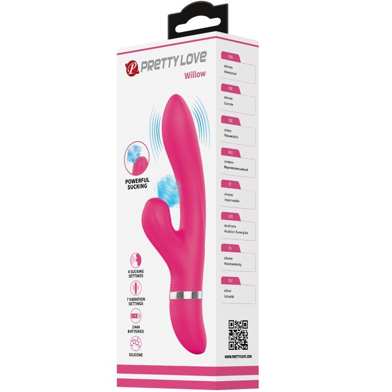 PRETTY LOVE - VIBRATORE E VENTOSA DEL CONIGLIO DEL SALICE - PRETTY LOVE | Lingerie Harness Boutique