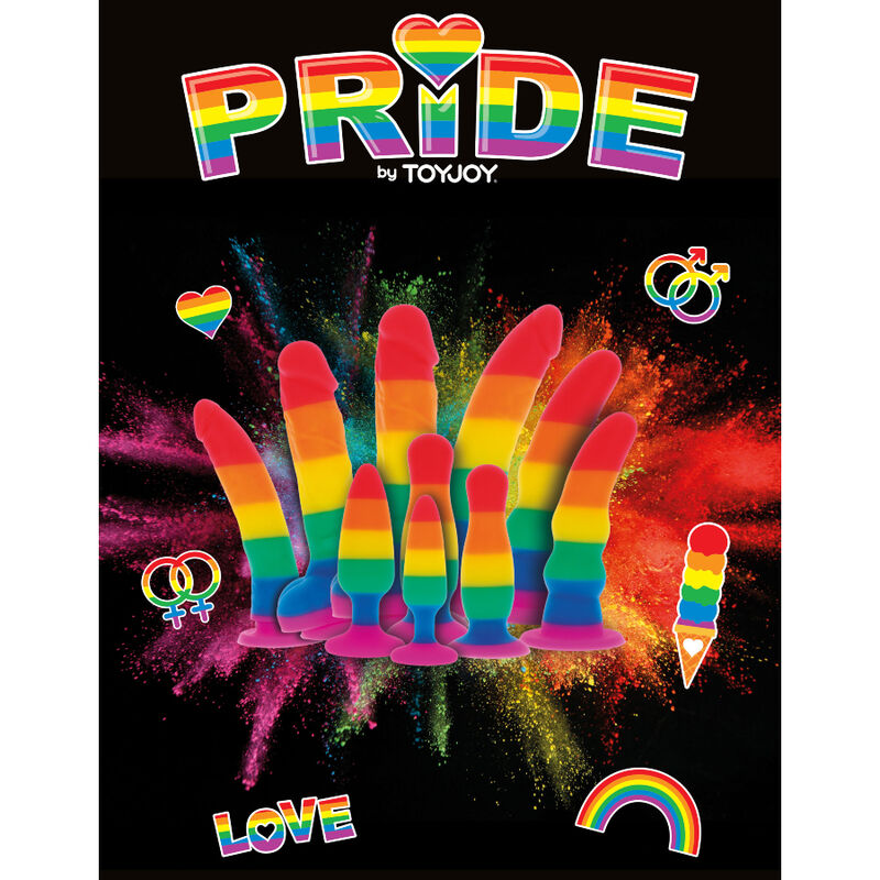PRIDE - DILDO BANDIERA LGBT 19 CM - PRIDE | Lingerie Harness Boutique