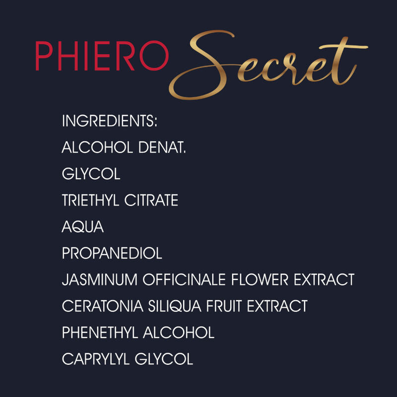 500 COSMETICS - PHIERO SECRET COMBINAZIONE NATURALE INODORE ORMONI SESSUALI FEMMINILI 15 ML - 500COSMETICS | Lingerie Harness Boutique