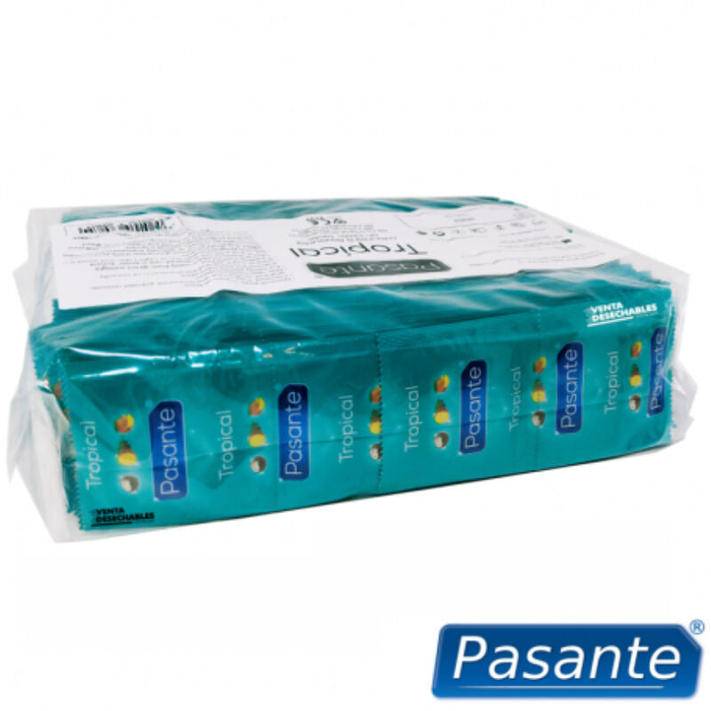 PASANTE - PRESERVATIVI BORSA TROPICALE 144 UNIT - PASANTE | Lingerie Harness Boutique