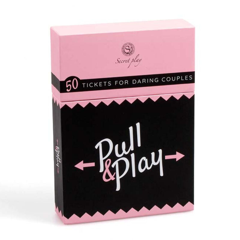 SECRETPLAY - GIOCO DI CARTE PULL & PLAY (ES/EN/DE/FR/NL/PT/IT) - SECRETPLAY 100% GAMES | Lingerie Harness Boutique