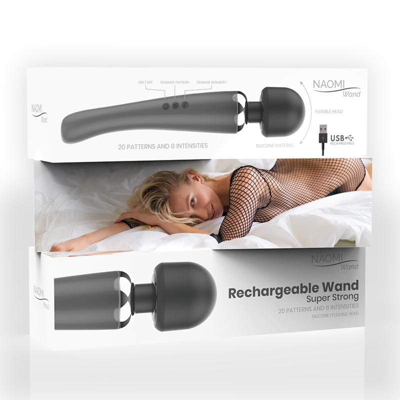 NAOMI WAND - NUOVO MASSAGGIATORE SUPER FORTE - NAOMI WAND | Lingerie Harness Boutique