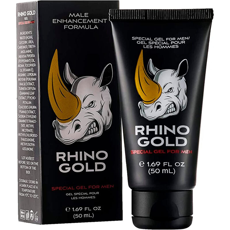 RHINO GOLD - GEL SPECIALE PER UOMO 50 ML - RHINO GOLD | Lingerie Harness Boutique
