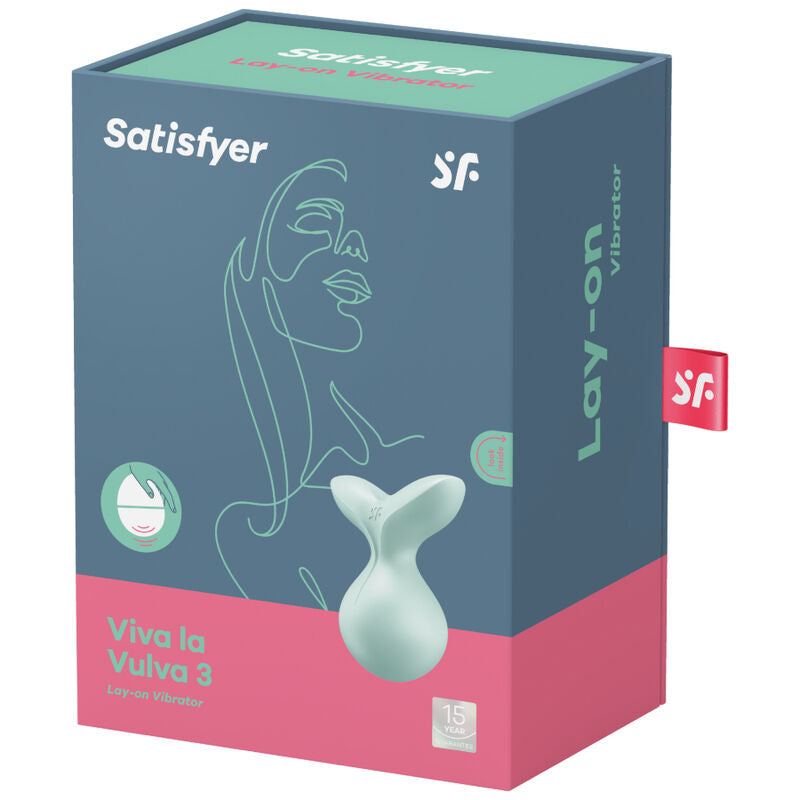 SATISFYER - VIBRATORE VIVA LA VULVA 3 LAY-ON VERDE - SATISFYER LAYONS | Lingerie Harness Boutique