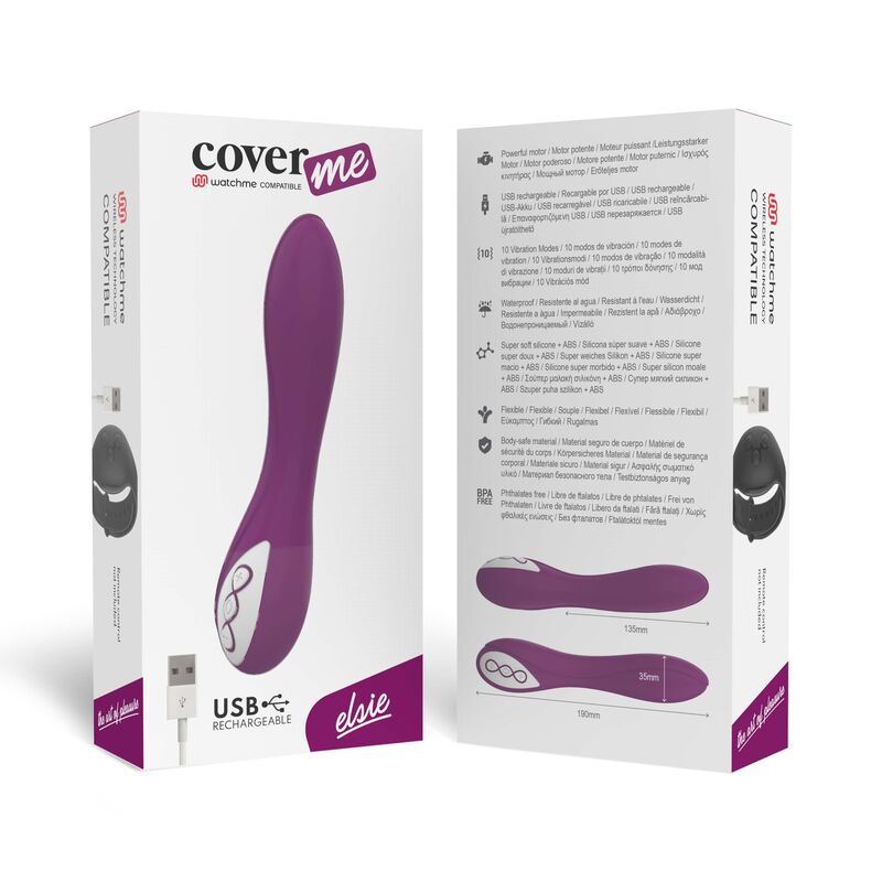 COVERME - ELSIE COMPATIBILE CON LA TECNOLOGIA WIRELESS WATCHME - COVERME | Lingerie Harness Boutique
