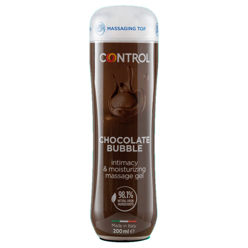 CONTROL - GEL DA MASSAGGIO 3 IN 1 BOLLA DI CIOCCOLATO 200 ML - CONTROL LUBES | Lingerie Harness Boutique
