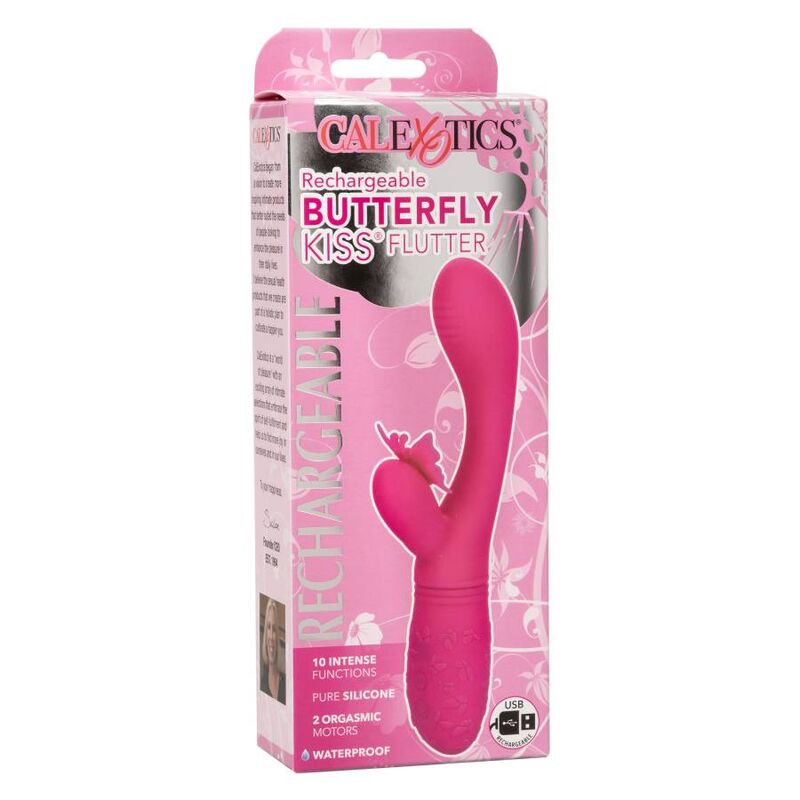 CALEXOTICS - BUTTERFLY KISS FLUTTER ROSA - CALEXOTICS | Lingerie Harness Boutique