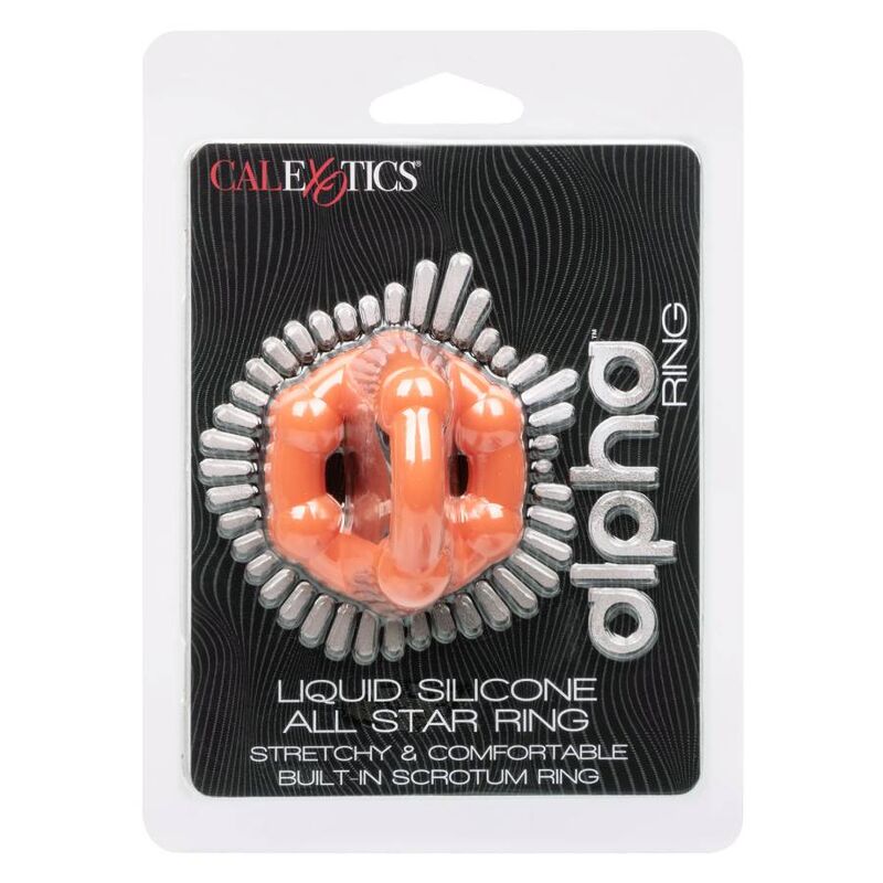 CALEXOTICS - ALPHA ALL STAR ANELLO ARANCIONE - CALEXOTICS | Lingerie Harness Boutique