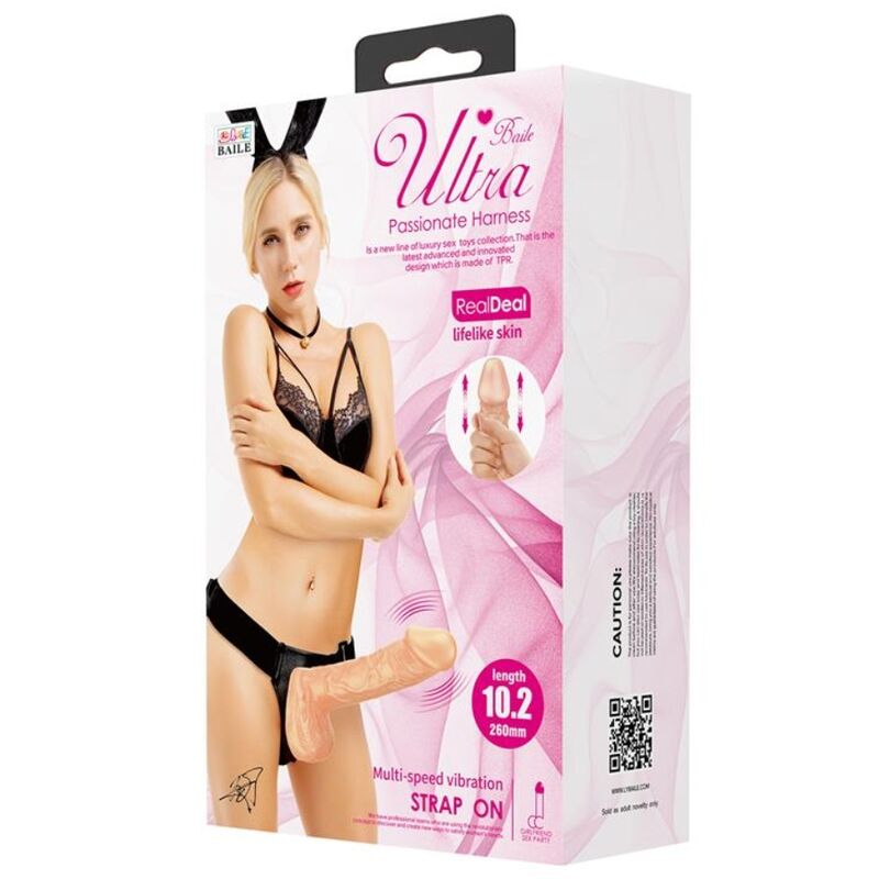 BAILE - IMBRAGATURA DA ULTRA PASSIONATA 26 CM NATURALE - BAILE HARNESS COLLECTION | Lingerie Harness Boutique